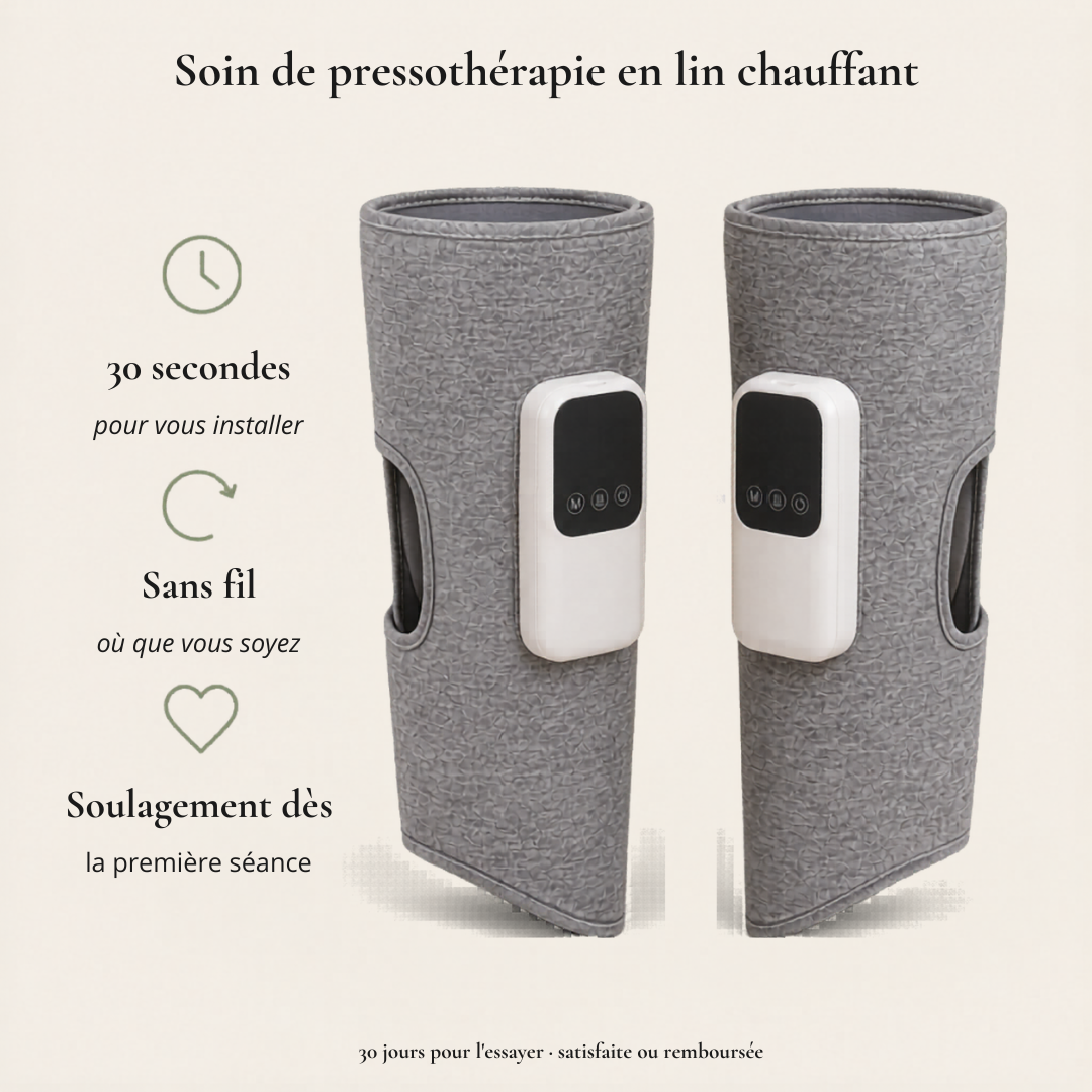 EORA · Pressothérapie en Lin Chauffant - Soin Jambes Légères